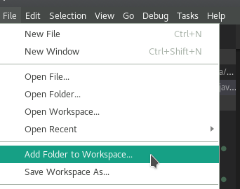 Adding to workspace